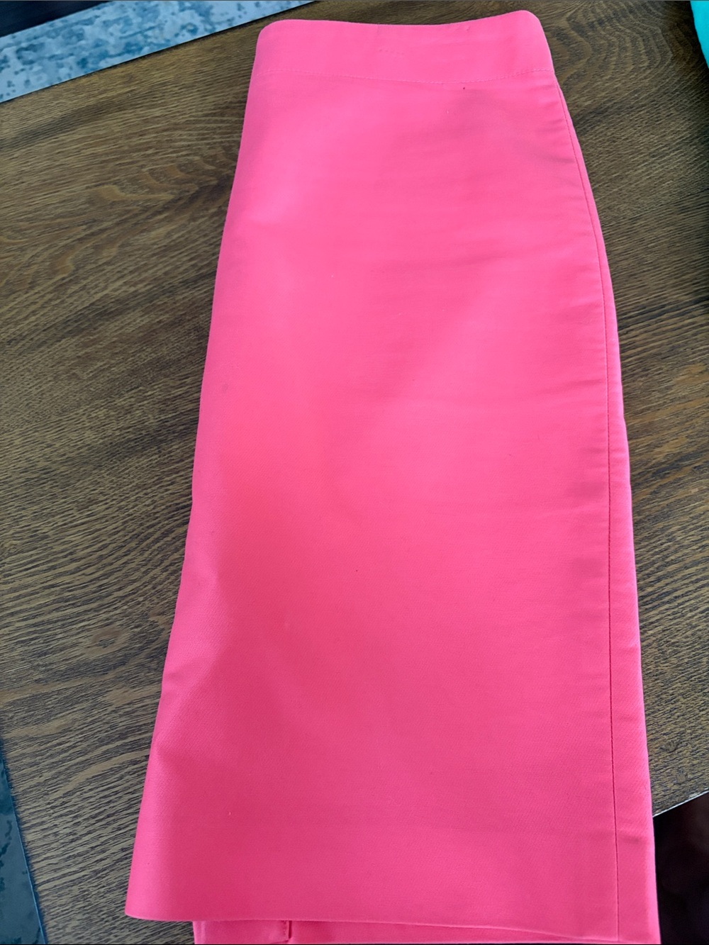 Women’s J Crew Vibrant Coral-Pink No. 2Pencil Skirt size 8